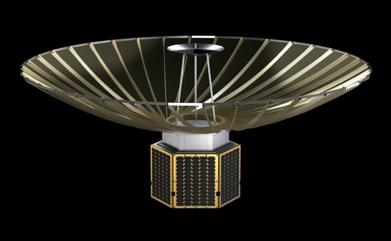100kg級の小型SAR衛星「QPS-SAR」（出典：QPS研究所）