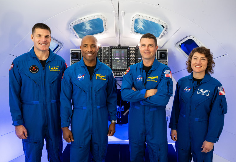 （左から）Hansen氏、Glover氏、Wiseman氏、Koch氏（出典：NASA）