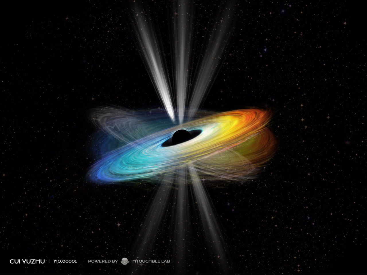 ブラックホールが自転していることを確認--ジェット噴出方向が11年周期で変化
