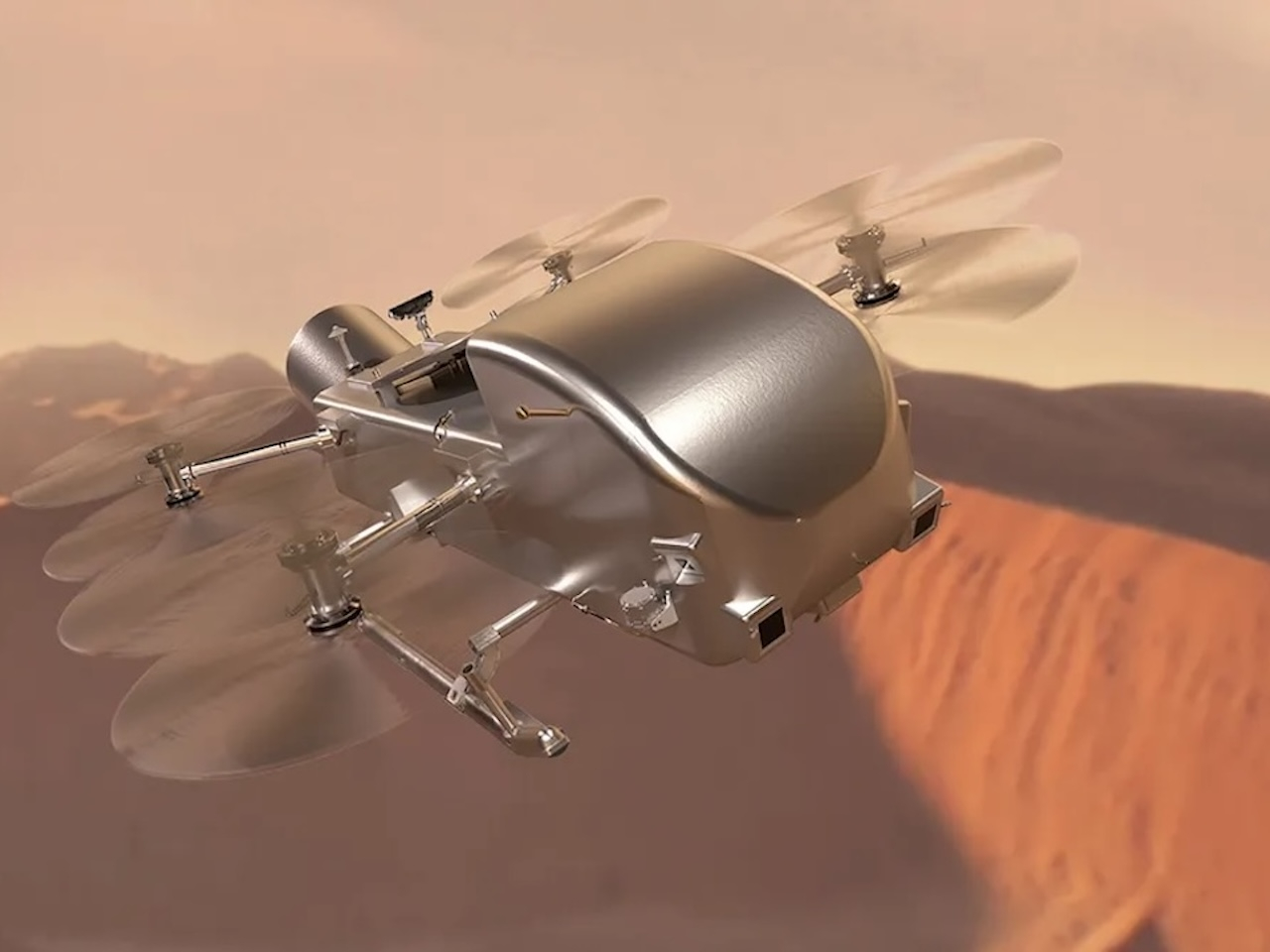 土星「タイタン」探査、2028年7月に打ち上げ--ドローンで有機物を調査
