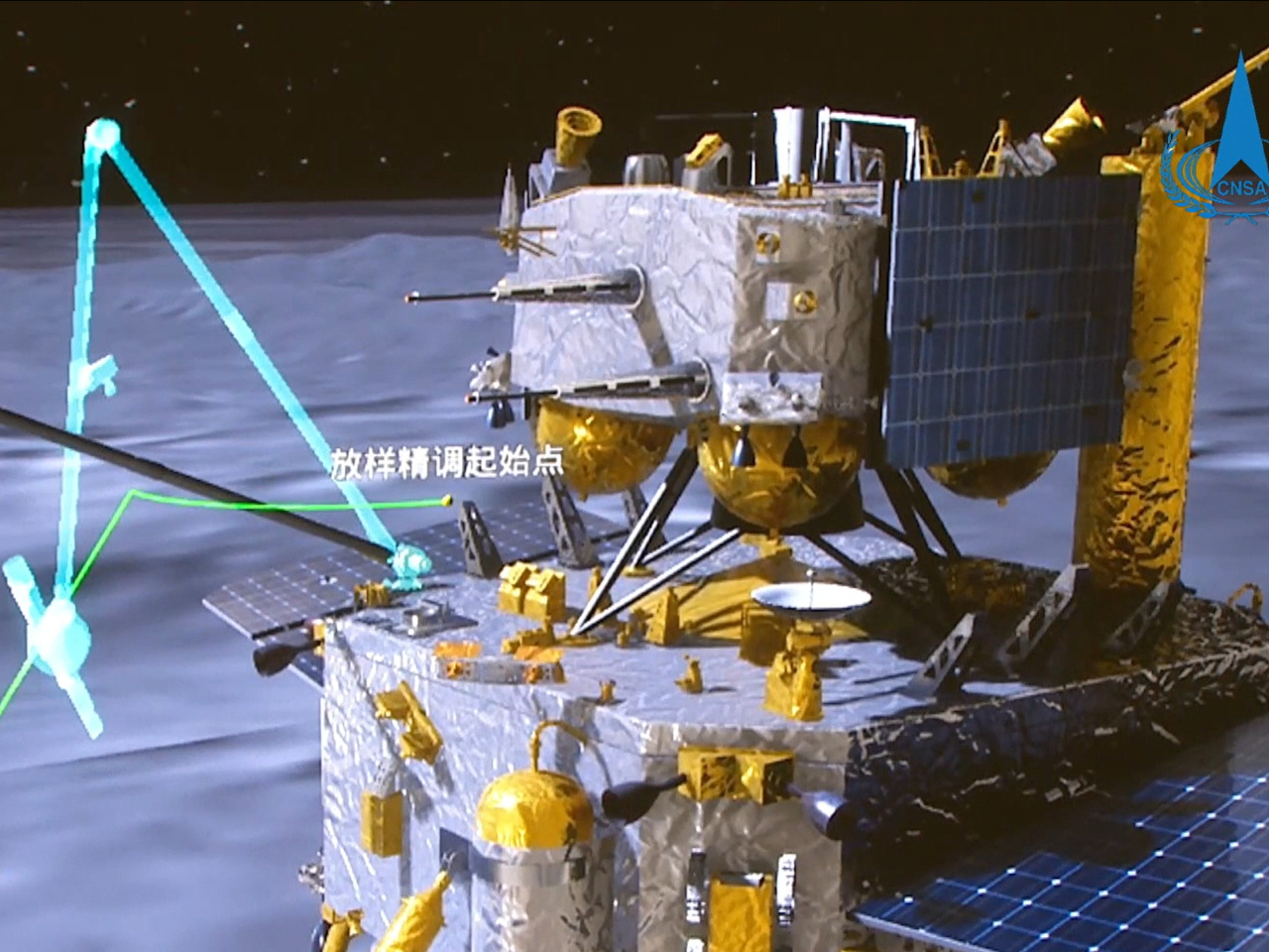 中国「嫦娥6号」、月裏サンプルを周回軌道に打ち上げ--6月25日に地球に帰還