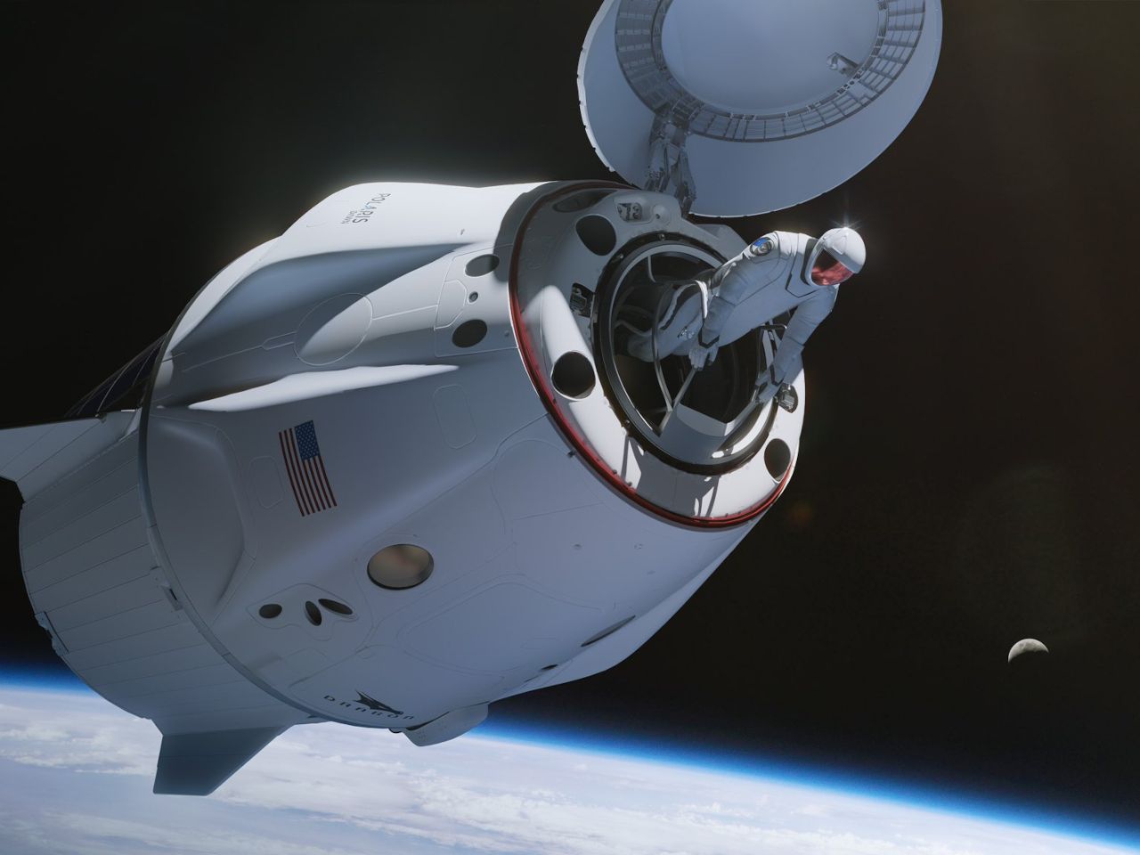 民間人宇宙飛行「ポラリス」第1弾、7月31日に打ち上げ--史上初の宇宙遊泳も予定