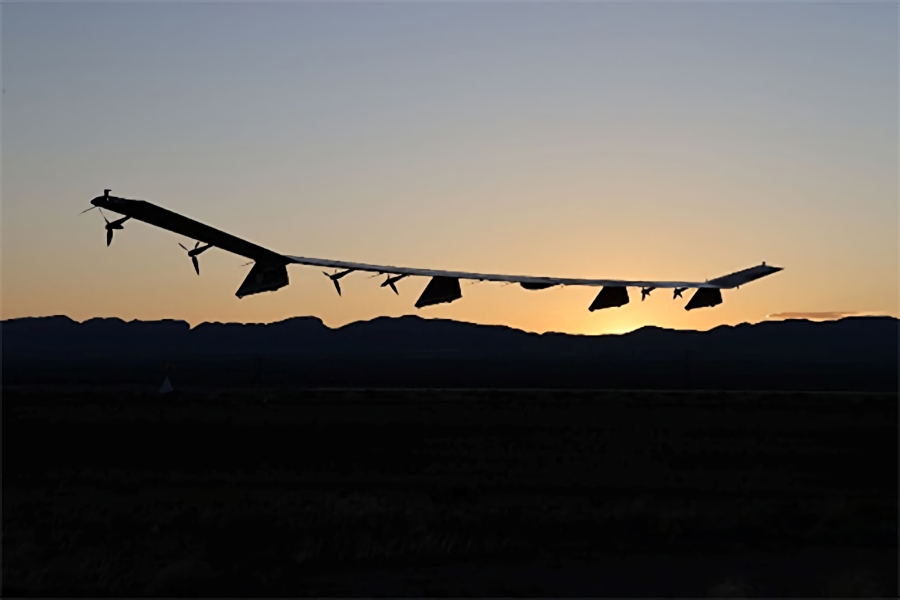 実証実験で飛行したSunglider（出典：ソフトバンク）