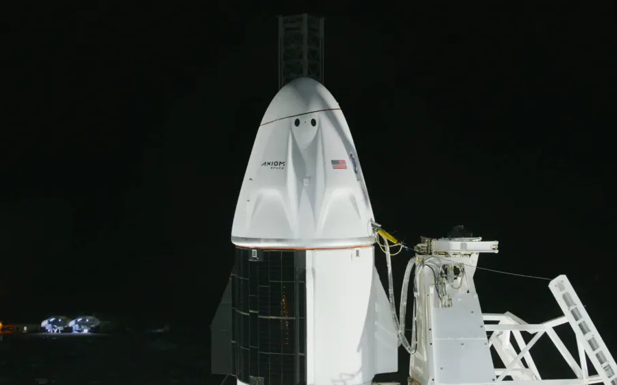 Ax-4に使用されたCrew DragonはGraceと名付けられた(出典:SpaceX)