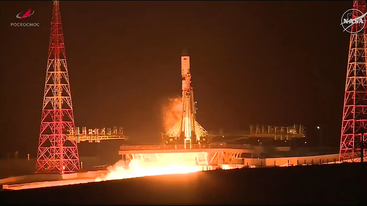 カザフスタンのバイコヌール宇宙基地から打ち上げられたProgress 92は第73次長期滞在クルーへの3トンの物資を運ぶ(出典:NASA / Roscosmos)