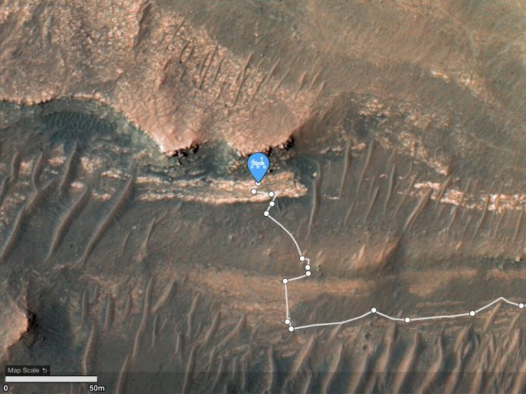 rocha 'Cheyava Falls', Marte