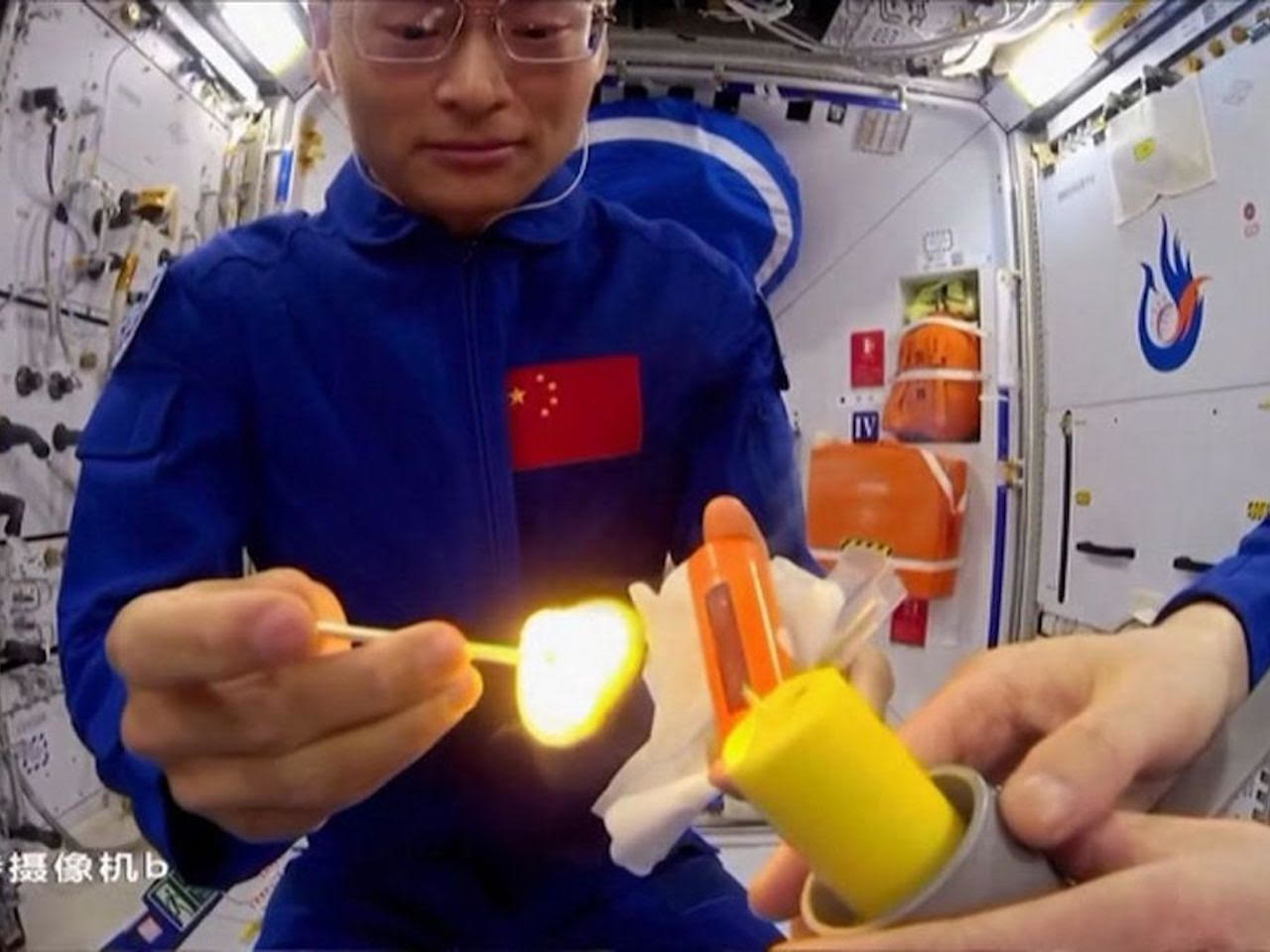 微少な重力環境で火はどう燃える？--中国宇宙ステーション「天宮」で実験