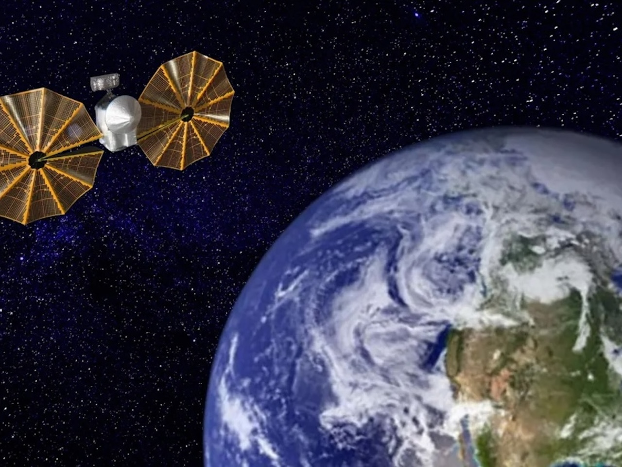 小惑星探査機「ルーシー」、地球接近でエンジン燃焼--木星に向けてスイングバイ