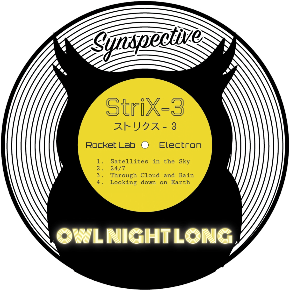 StriX-3の打ち上げミッション名はOwl Night Long（出典：Synspective）