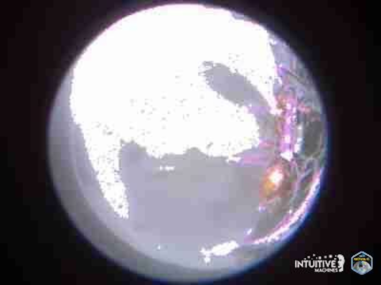 民間企業で世界初--月面に着陸した「オデュッセウス」、初撮影の写真公開