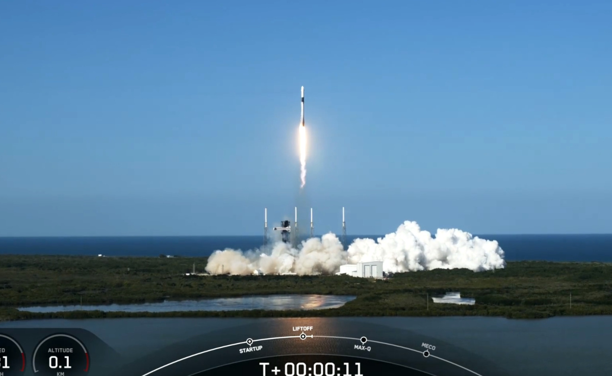 米東部時間3月21日午後4時55分にCRS-30は打ち上げられた（出典：SpaceX）