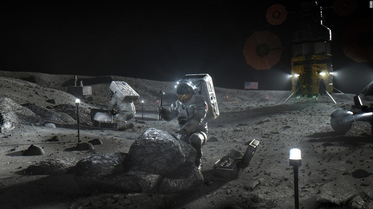 米航空宇宙局（ＮＡＳＡ）の宇宙飛行士を月面に再び送り込む「アルテミス計画」の実現時期について、当初予定していた２０２４年から送れる見通しとなった/NASA