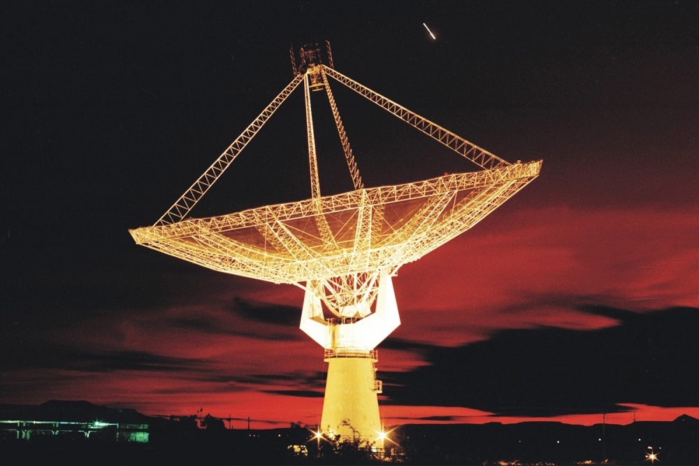 インドにある巨大メートル波電波望遠鏡（出典：National Centre for Radio Astrophysics）