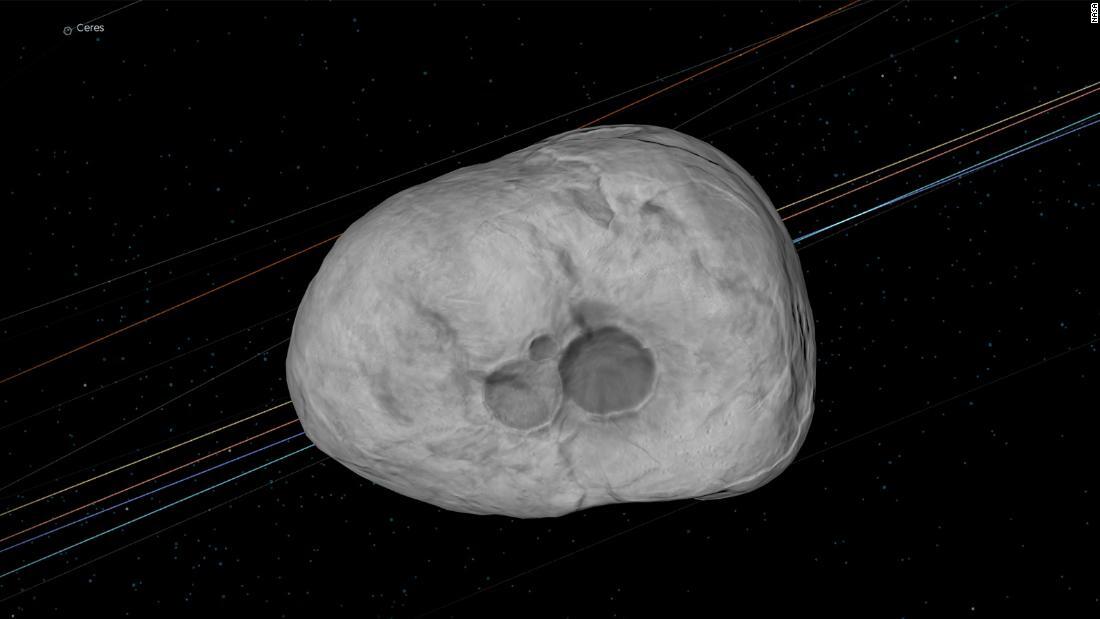 衝突する可能性があるとされる小惑星「２０２３ＤＷ」のイメージ/NASA