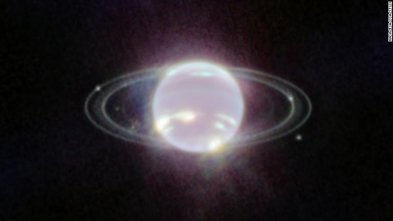 過去30年で最もはっきりと撮影された海王星の環/NASA/ESA/CSA/STScI