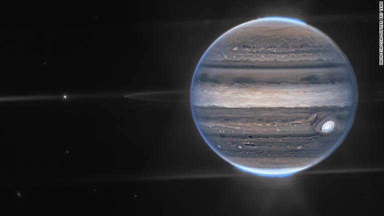 木星の姿。有名な「大赤斑」も見える/NASA/ESA/CSA/Jupiter ERS Team