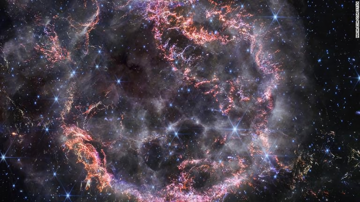 超新星残骸「カシオペヤ座A」の画像