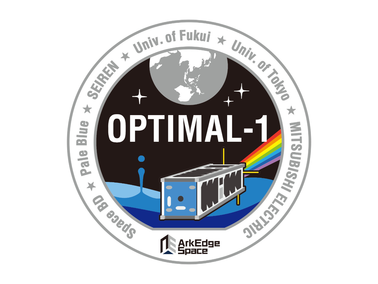 OPTIMAL-1のミッションパッチ（出典：アークエッジ・スペース）