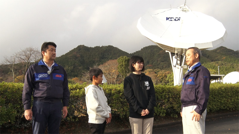 提供が始まった衛星通信エンジニアの動画（出典：KCJ GROUP）